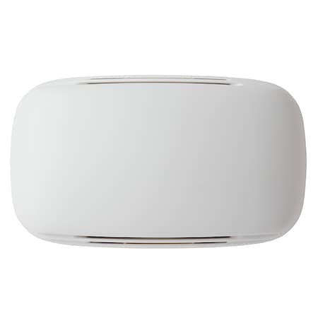 Newhouse Hardware Wired Oval Two-Note Door Bell Chime, White CHM2